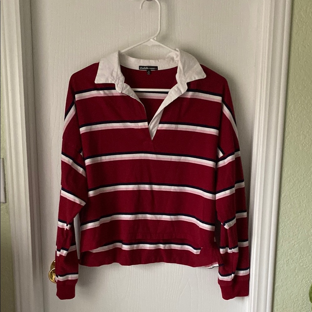 Charolette Russe Cropped Polo